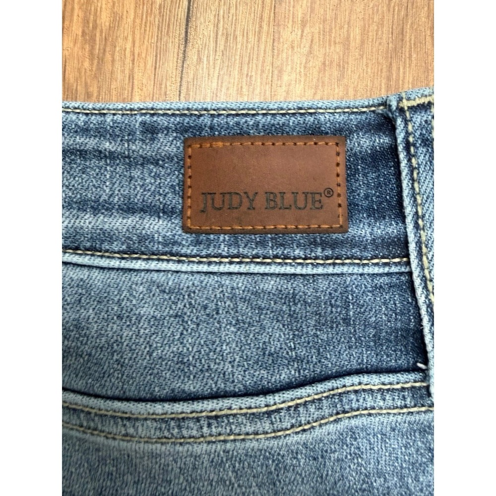 Judy Blue Bootcut Jeans Womens Plus 20W Mid Rise Stretch Blue Denim 32 Inseam - Picture 5 of 10